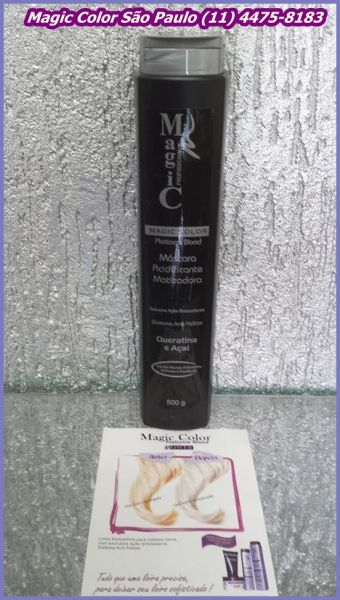 1 Máscara Matizadora MAGIC COLOR Platinum Blond 500 Gr