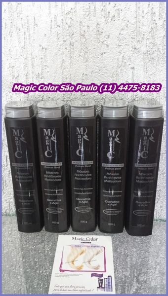 5 Máscaras Matizadora MAGIC COLOR Platinum Blond 500 Gr